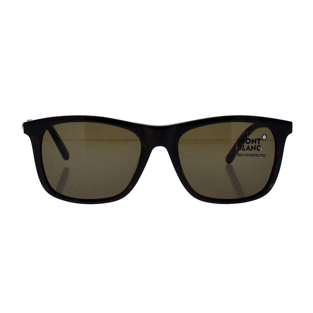 Mont Blanc MB606S 52E - Dark Havana-Brown